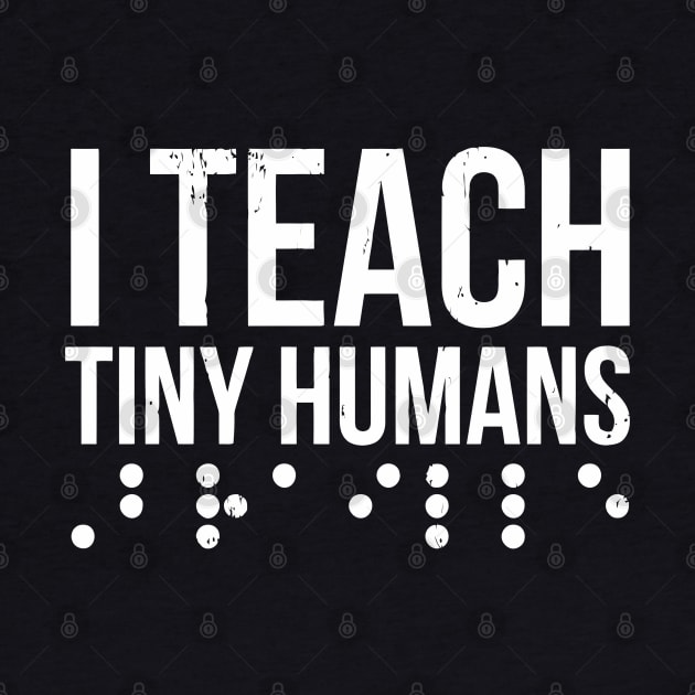 I Teach Tiny Humans Brail by tanambos